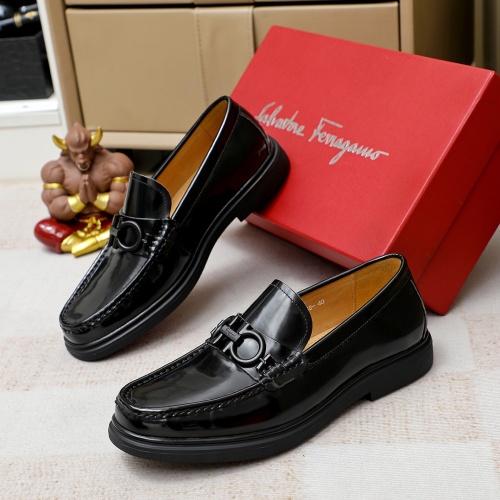 Salvatore Ferragamo Leather Shoes For Men #1209533