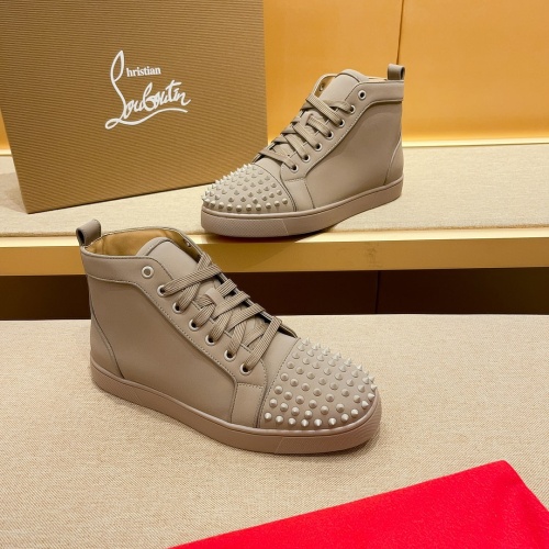 Replica Christian Louboutin High Top Shoes For Men #1209934 $85.00 USD for Wholesale