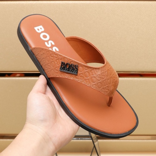 Replica Boss Slippers For Men #1209937 $64.00 USD for Wholesale