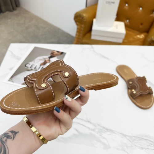 Replica Celine Slippers For Women #1209951 $85.00 USD for Wholesale