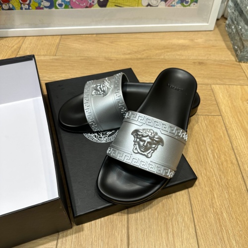 Replica Versace Slippers For Men #1209985 $72.00 USD for Wholesale