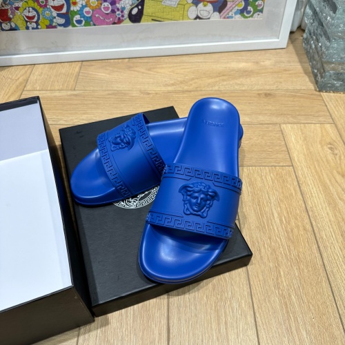 Replica Versace Slippers For Men #1209987 $72.00 USD for Wholesale