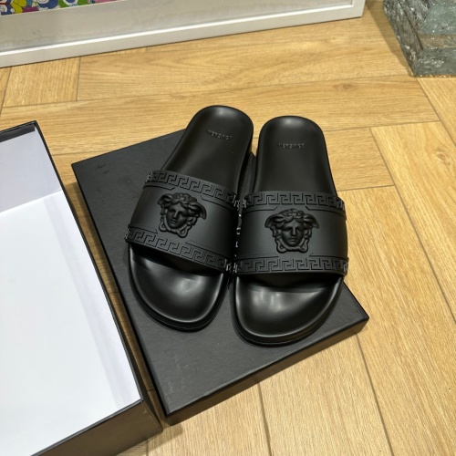 Replica Versace Slippers For Men #1209988 $72.00 USD for Wholesale