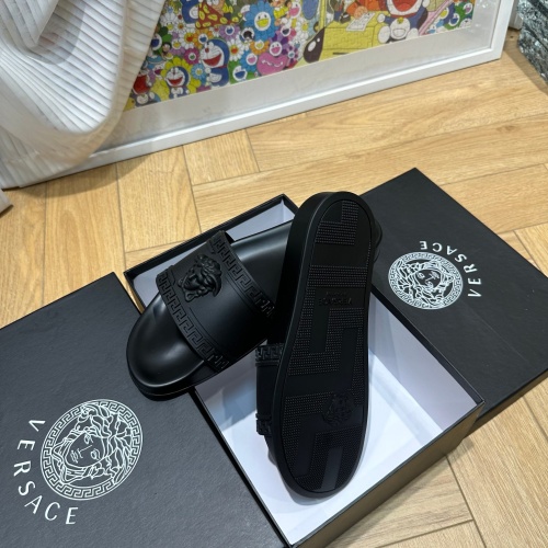 Replica Versace Slippers For Men #1209988 $72.00 USD for Wholesale