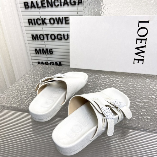 Replica LOEWE Slippers For Women #1210142 $108.00 USD for Wholesale