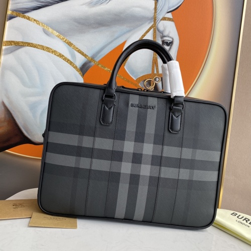 Replica Burberry AAA Man Handbags #1210222 $160.00 USD for Wholesale