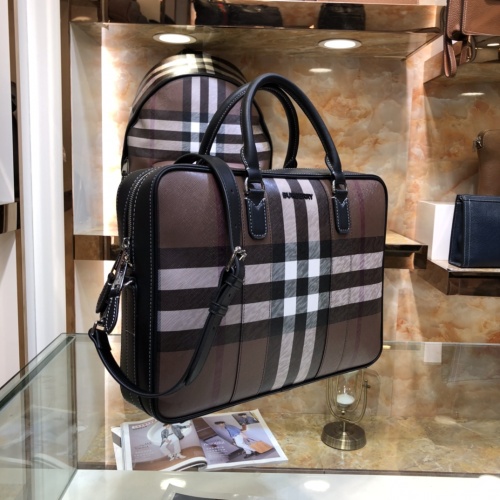 Replica Burberry AAA Man Handbags #1210229 $170.00 USD for Wholesale