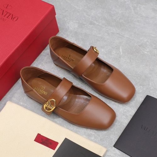 Replica Valentino Flat Shoes For Women #1210339 $108.00 USD for Wholesale