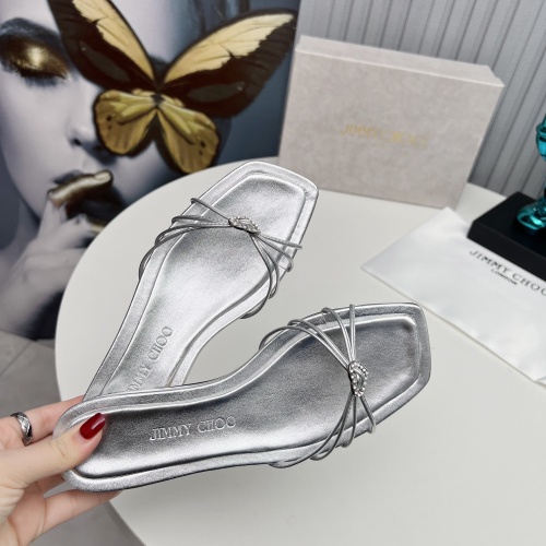 Replica Jimmy Choo Slippers For Women #1210373 $98.00 USD for Wholesale