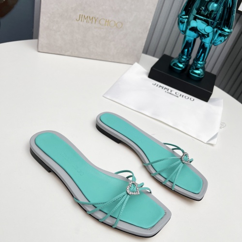 Replica Jimmy Choo Slippers For Women #1210376 $98.00 USD for Wholesale