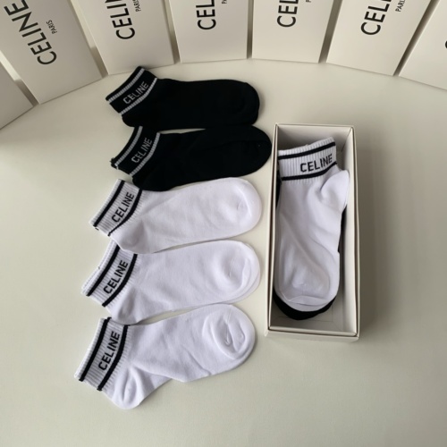 Replica Celine Socks #1210456 $27.00 USD for Wholesale