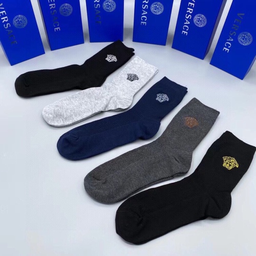 Replica Versace Socks #1210467 $29.00 USD for Wholesale