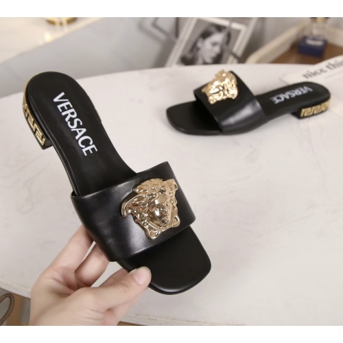 Replica Versace Slippers For Women #1210512 $80.00 USD for Wholesale