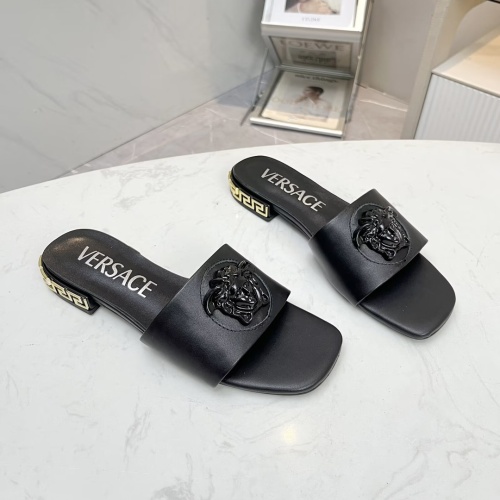 Replica Versace Slippers For Women #1210520 $80.00 USD for Wholesale