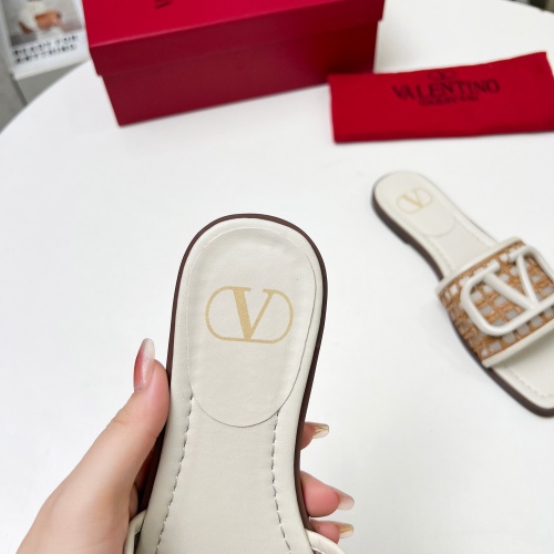 Replica Valentino Slippers For Women #1210665 $82.00 USD for Wholesale