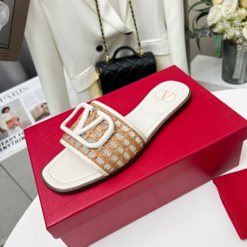 Replica Valentino Slippers For Women #1210665 $82.00 USD for Wholesale