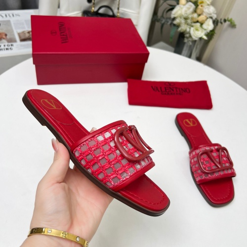 Replica Valentino Slippers For Women #1210668 $82.00 USD for Wholesale