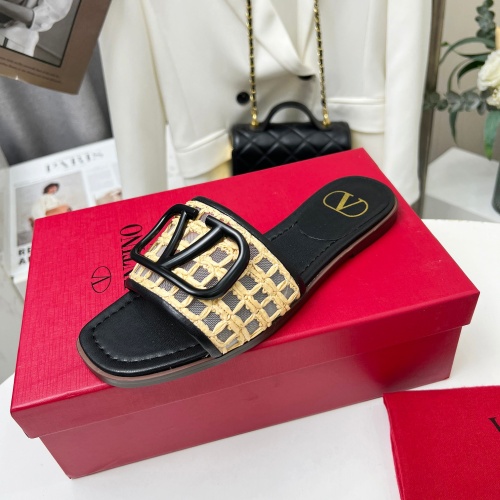 Replica Valentino Slippers For Women #1210669 $82.00 USD for Wholesale