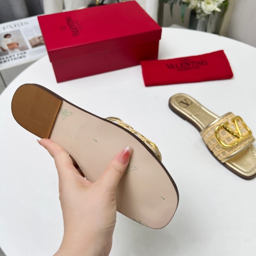 Replica Valentino Slippers For Women #1210671 $82.00 USD for Wholesale