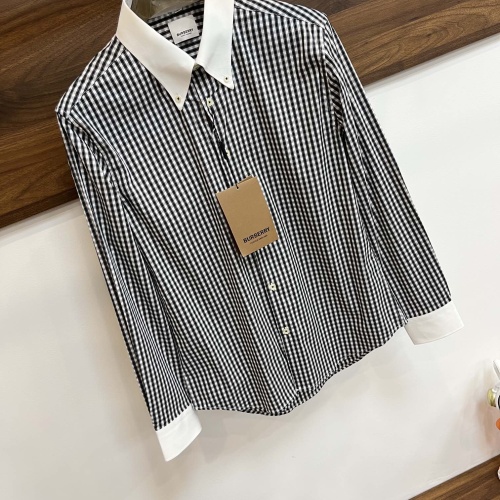 Replica Burberry Shirts Long Sleeved For Men #1210902 $92.00 USD for Wholesale