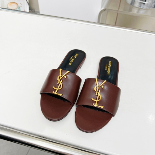 Replica Yves Saint Laurent YSL Slippers For Women #1211060 $80.00 USD for Wholesale