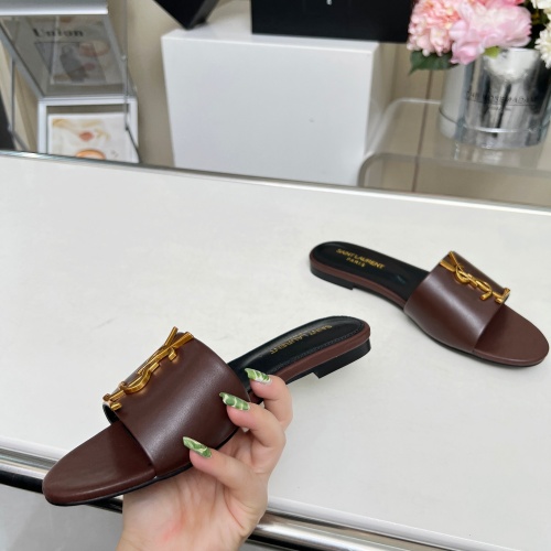 Replica Yves Saint Laurent YSL Slippers For Women #1211060 $80.00 USD for Wholesale