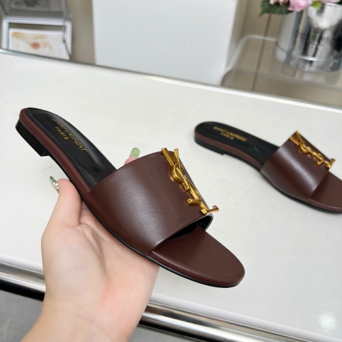 Replica Yves Saint Laurent YSL Slippers For Women #1211060 $80.00 USD for Wholesale