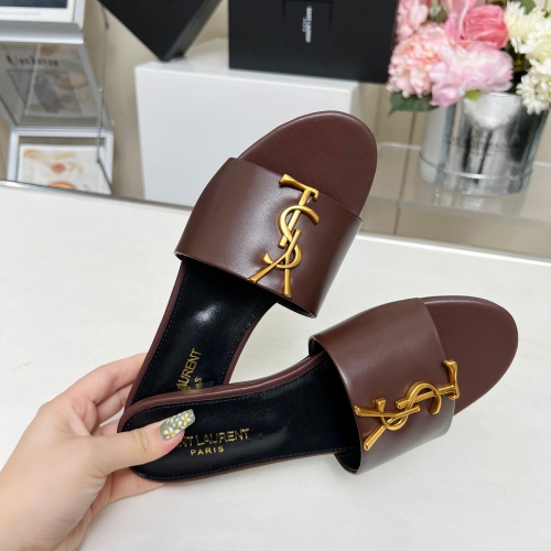 Replica Yves Saint Laurent YSL Slippers For Women #1211060 $80.00 USD for Wholesale