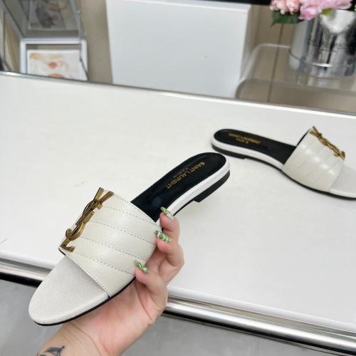 Replica Yves Saint Laurent YSL Slippers For Women #1211076 $80.00 USD for Wholesale