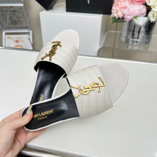 Replica Yves Saint Laurent YSL Slippers For Women #1211076 $80.00 USD for Wholesale