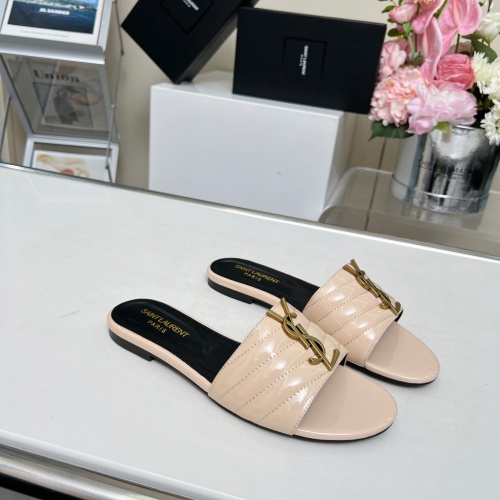 Replica Yves Saint Laurent YSL Slippers For Women #1211077 $80.00 USD for Wholesale