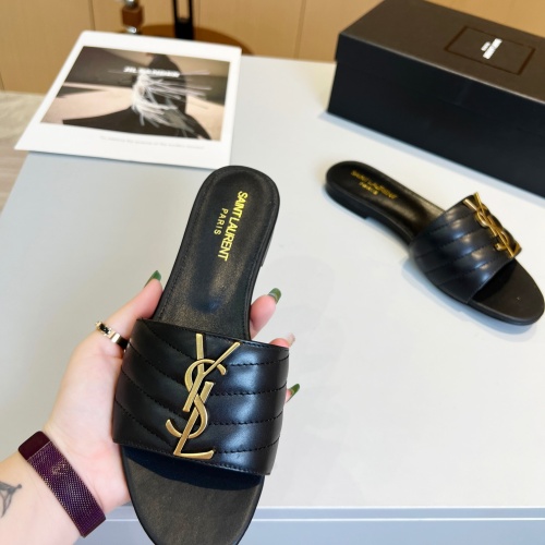 Replica Yves Saint Laurent YSL Slippers For Women #1211082 $80.00 USD for Wholesale