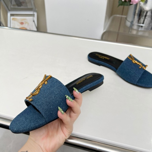 Replica Yves Saint Laurent YSL Slippers For Women #1211085 $80.00 USD for Wholesale