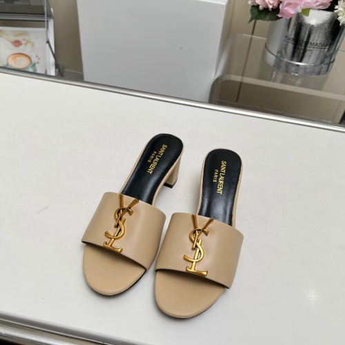 Replica Yves Saint Laurent YSL Slippers For Women #1211091 $100.00 USD for Wholesale