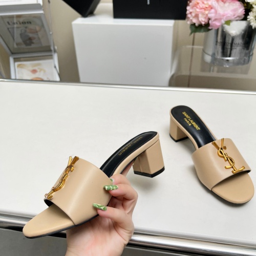 Replica Yves Saint Laurent YSL Slippers For Women #1211091 $100.00 USD for Wholesale