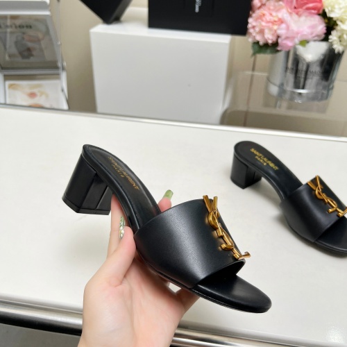 Replica Yves Saint Laurent YSL Slippers For Women #1211095 $100.00 USD for Wholesale