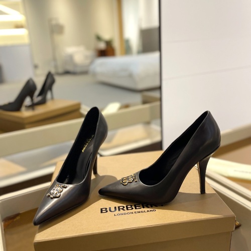 Replica Burberry High-Heeled Shoes For Women #1211146 $122.00 USD for Wholesale