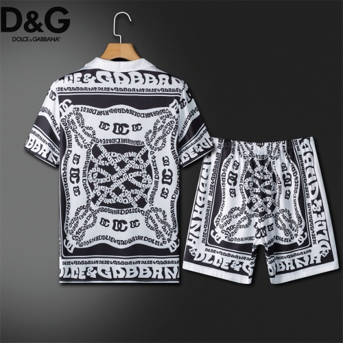 Replica Dolce & Gabbana D&G Tracksuits Short Sleeved For Men #1211438 $72.00 USD for Wholesale