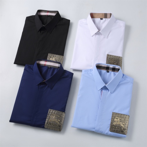 Replica Burberry Shirts Long Sleeved For Men #1211929 $40.00 USD for Wholesale