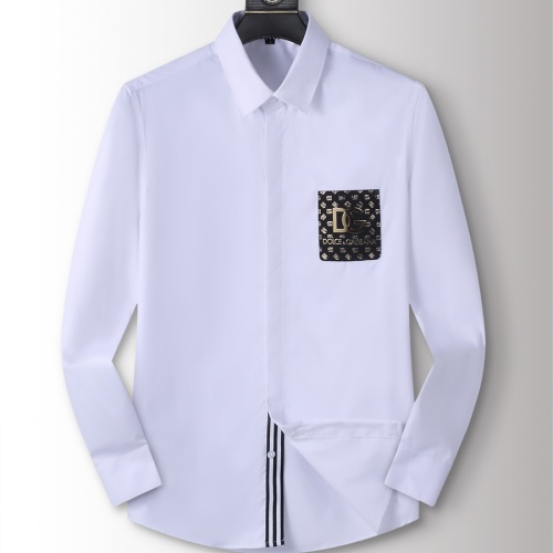 Dolce & Gabbana D&G Shirts Long Sleeved For Men #1211962