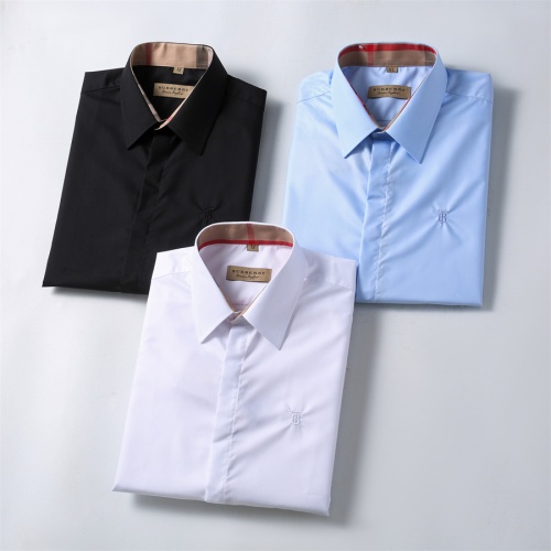 Replica Burberry Shirts Long Sleeved For Men #1211995 $34.00 USD for Wholesale