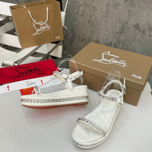 Replica Christian Louboutin Sandal For Women #1212131 $102.00 USD for Wholesale