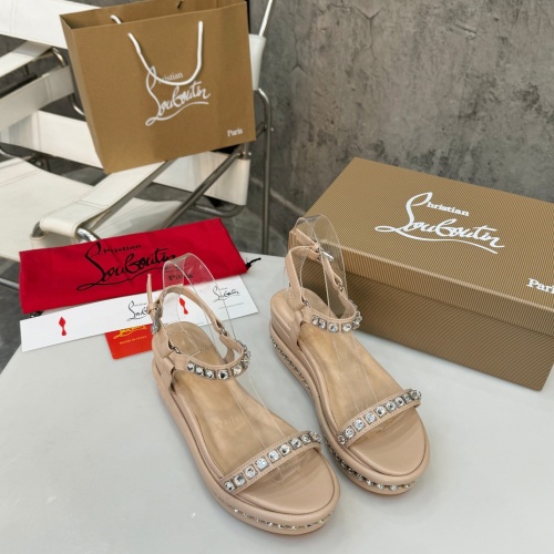 Replica Christian Louboutin Sandal For Women #1212132 $102.00 USD for Wholesale