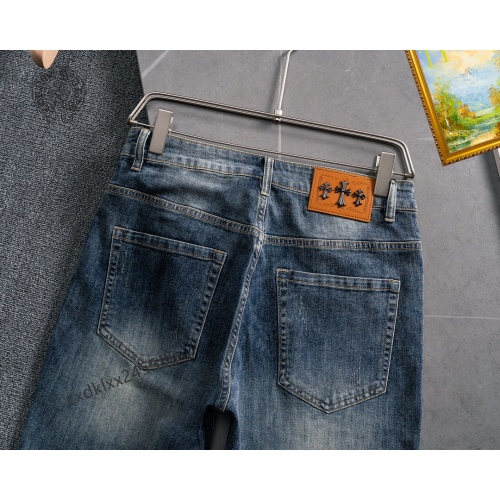 Replica Chrome Hearts Jeans For Men #1212152 $40.00 USD for Wholesale