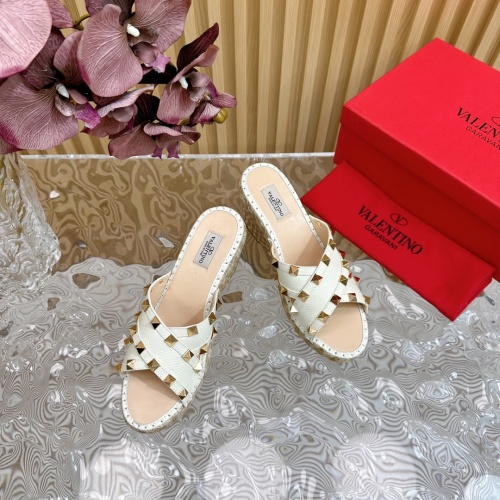 Replica Valentino Slippers For Women #1212187 $112.00 USD for Wholesale