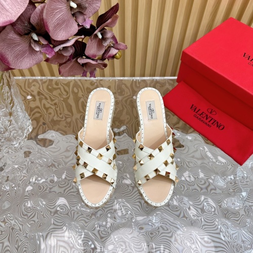 Replica Valentino Slippers For Women #1212187 $112.00 USD for Wholesale