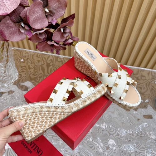 Replica Valentino Slippers For Women #1212187 $112.00 USD for Wholesale