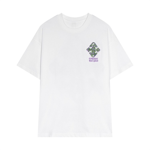 Replica Chrome Hearts T-Shirts Short Sleeved For Unisex #1212458 $48.00 USD for Wholesale