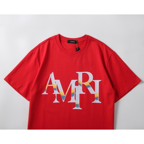 Replica Amiri T-Shirts Short Sleeved For Unisex #1212483 $29.00 USD for Wholesale