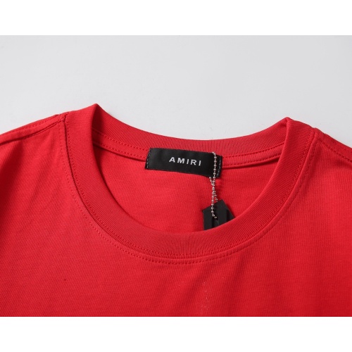 Replica Amiri T-Shirts Short Sleeved For Unisex #1212483 $29.00 USD for Wholesale